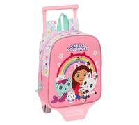 Safta Gabby´´s Dollhouse 6l Wheeled Backpack Rosa Kinder