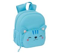 safta Gato Rucksack, Neopren, Kinderrucksack, ideal für Kinder verschiedener Altersgruppen, bequem und vielseitig, 20 x 9 x 25 cm, hellblau, M, Casual