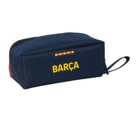 Safta - Großes Federmäppchen FC Barcelona für die Erstausstattung 26/27, großes Federmäppchen mit diagonalem Reißverschluss, Maße 20 x 8 x 8 cm, Schulmäppchen