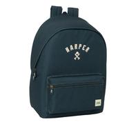 safta Harper & Neyer Rucksack für Laptops mit 39,6 cm (15,6 Zoll) und USB, ideal für Jugendliche verschiedener Altersgruppen, recyceltes Gewebe, bequem und vielseitig, Qualität und