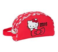 Safta Hello Kitty Iconic Große Kulturtasche für Kinder, anpassbar an den Wagen, ideal für Kinder von 5 bis 14 Jahren, bequem und vielseitig, Qualität und Widerstandsfähigkeit, 26 x 16 x 9 cm,