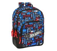 safta HOT WHEELS Schulrucksack für Kinder, ideal für Kinder verschiedener Altersgruppen, bequem und vielseitig, Qualität und Widerstandsfähigkeit, 32 x 15 x 42 cm, bunt, M, Casual