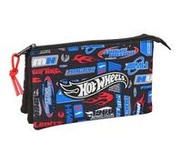 safta HOT Wheels Federmäppchen für Kinder, ideal für Kinder im Schulalter, bequem und vielseitig, Qualität und Widerstandsfähigkeit, 22 x 3 x 12 cm, bunt, M, Casual