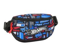 Safta Hot Wheels Gürteltasche für Kinder, ideal für Jugendliche und Kinder verschiedener Altersgruppen, bequem und vielseitig, Qualität und Widerstandsfähigkeit, 23 x 9 x 14 cm, bunt, M, Lässig