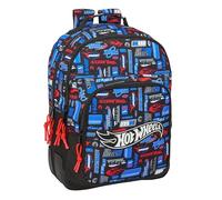 safta HOT WHEELS Schulrucksack für Kinder, ideal für Kinder verschiedener Altersgruppen, bequem und vielseitig, Qualität und Widerstandsfähigkeit, 32 x 15 x 42 cm, bunt, M, Casual