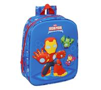 IRON MAN 3D-Kinderrucksack, leicht zu reinigen, ideal für Kinder verschiedener Altersgruppen, bequem und vielseitig, Qualität und Widerstandsfähigkeit, 22 x 10 x 27 cm