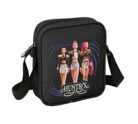 safta | K-Pop Demon Hunters Sound Verstellbare Schultertasche, Crossbody-Tasche mit verstellbarem Riemen und Reißverschluss, inklusive Papierverpackung + Polybeutel, Maße: 16 x 4 x 18 cm