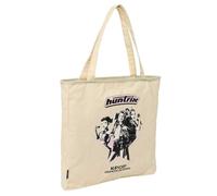 safta | K-Pop Demon Hunters Star Tragetasche mit Reißverschluss, großes Fassungsvermögen mit Hauptfach, Innentasche mit Reißverschluss, Tragegriffe, Beige, Maße 36 x 6,5 x 38 cm