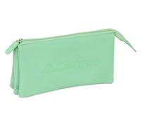 safta Kappa Basics Federmäppchen für Kinder, ideal für Kinder im Schulalter, bequem und vielseitig, Qualität und Widerstandsfähigkeit, 22 x 3 x 12 cm, Minzgrün, M, Casual