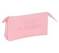 safta Kappa Basics Federmäppchen für Kinder, ideal für Kinder im Schulalter, bequem und vielseitig, Qualität und Widerstandsfähigkeit, 22 x 3 x 12 cm, Rosa, M, Casual