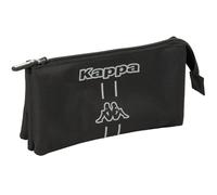 Safta Federmäppchen Kappa Dark – ideal für Schulkinder – 22 x 3 x 12 cm – Schwarz – M – Casual