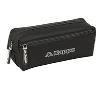 Safta KAPPA Dark Federmäppchen, klein, Federmäppchen für Kinder, ideal für Kinder im Schulalter, bequem und vielseitig, Qualität und Widerstandsfähigkeit, 22 x 6 x 8,5 cm, Schwarz, M, Casual