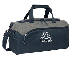 Safta Kappa Dark Navy - Sporttasche, Rucksack, ideal für Kinder verschiedener Altersgruppen, bequem und vielseitig, Qualität und Widerstandsfähigkeit, 50 x 25 x 25 cm, Grau/Marineblau meliert