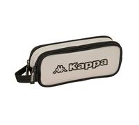 safta Kappa Grey Doppelmäppchen für Kinder, ideal für Kinder im Schulalter, bequem und vielseitig, Qualität und Widerstandsfähigkeit, 21 x 6 x 8 cm