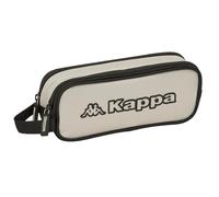 safta Kappa Grey Doppelmäppchen für Kinder, ideal für Kinder im Schulalter, bequem und vielseitig, Qualität und Widerstandsfähigkeit, 21 x 6 x 8 cm