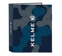 Safta KELME EPIC Ordner, Folio, 4 Ringe, ideal für Kinder verschiedener Altersgruppen, bequem und vielseitig, Qualität und Widerstandsfähigkeit, 27 x 6 x 33 cm, marineblau, M, Lässig