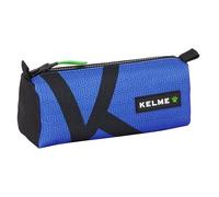 Safta KELME ROYAL Federmäppchen mit Reißverschluss und Fach, Federmäppchen für Kinder, ideal für Kinder im Schulalter, bequem und vielseitig, Qualität und Widerstandsfähigkeit, 21 x 7 x 8 cm, Schwarz,
