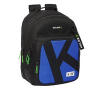 Safta KELME ROYAL Schulrucksack für Kinder, ideal für Kinder verschiedener Altersgruppen, bequem und vielseitig, Qualität und Widerstandsfähigkeit, 32 x 15 x 42 cm, Schwarz, Schwarz, Estándar, Casual