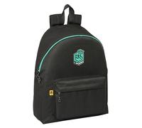 safta KINGS LEAGUE EL BARRIO Tagesrucksack für Kinder, Qualität und maximale Festigkeit, bequem und vielseitig, 33 x 15 x 42 cm, Schwarz, Schwarz, Estándar, Casual
