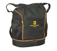safta KINGS LEAGUE Rucksack, ideal für Kinder verschiedener Altersgruppen, bequem und vielseitig, Qualität und Widerstandsfähigkeit, 34 x 15 x 43 cm, Schwarz, Schwarz, Estándar, Casual