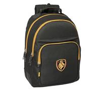 Safta KINGS LEAGUE ULTIMATE MOSTOLES Schulrucksack für Kinder, ideal für Kinder verschiedener Altersgruppen, bequem und vielseitig, Qualität und Widerstandsfähigkeit, 32 x 15 x 42 cm, Schwarz, Schwarz