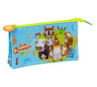 La Granja de Zenon, Federmäppchen für Kinder, ideal für Kinder im Schulalter, bequem und vielseitig, Qualität und Widerstandsfähigkeit, 22 x 3 x 12 cm