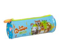 La Granja De Zenon Federmäppchen, rund, ideal für Kinder von 5 bis 14 Jahren, bequem und vielseitig, Qualität und Widerstandsfähigkeit, 20 x 7 cm