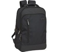 SAFTA Laptop-Rucksack mit Klappe für 33,8 cm (13,3 Zoll) Business-Laptop-Rucksack mit Klappe, Executive-Design, USB-Anschluss, gepolstertem Fach und minimalistischem Stil
