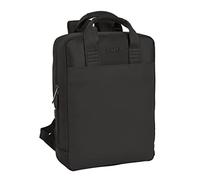 safta - Laptoprucksack 13,3 Zoll + USB Business Black 29 x 39 x 11 cm, mehrfarbig (642200362)