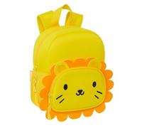 safta Löón Neopren-Rucksack, Kinderrucksack, ideal für Kinder verschiedener Altersgruppen, bequem und vielseitig, 20 x 9 x 25 cm, gelb, M, Casual