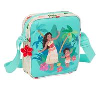 Safta M222 612442222, VAIANA kleine Umhängetasche, Kindertasche, ideal für 5 bis 14 Jahre, bequem und vielseitig, Qualität und Widerstandsfähigkeit, 16 x 4 x 18 cm, Beige/Blau, Unisex, Kinder,