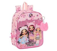 Safta M232 Monster High Kinderrucksack, Kinderrucksack, Schulrucksack, anpassbar an Kinderwagen, ideal für Kindergärten, bequem und vielseitig, Qualität und Widerstandsfähigkeit, 22 x 10 x 27 cm