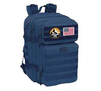 safta M555 BASIC Rucksack für Laptops mit 39,6 cm (15,6 Zoll), ideal für verschiedene Altersgruppen, bequem und vielseitig, Qualität und Widerstandsfähigkeit, 30 x 23 x 48 cm, Grau, Uni, Kinder, 1