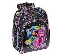 Safta Kinderrucksack M609 – LOL SURPRISE! Glow Girl – 28 x 10 x 34 cm, bequem, vielseitig, schwarz