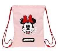 Safta M855 Mickey Mouse Only One, flacher Junior-Rucksack, ideal für Kinder verschiedener Altersgruppen, bequem und vielseitig, Qualität und Strapazierfähigkeit, 26 x 34 cm, Marineblau, Unisex Kinder, hellrosa, Estándar, Casual