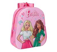 Schulrucksack 3D Barbie Rosa Pink 27 x 33 x 10 cm