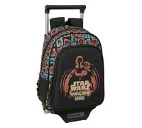 Safta Mandalorian & Grogu 10l Wheeled Backpack Schwarz Kinder