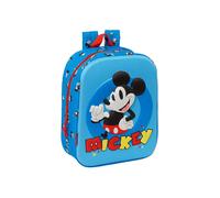 Safta Kindergartentasche Mickey Mouse 3D – anpassbar an den Wagen, einfache Reinigung – 22 x 10