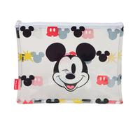 Safta MICKEY MOUSE BEACH Damen-Tasche, Sommertasche, bequem und vielseitig, Qualität und Widerstandsfähigkeit, 30 x 23 cm, Mehrfarbig/Transparent, M, Casual