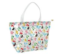 Safta Mickey Mouse Beach Shopping-Tasche, Damen, Shopping-Tasche, bequem und vielseitig, Qualität und Widerstandsfähigkeit, 54 x 17 x 35 cm, mehrfarbig/transparent, Mehrfarbig/Transparent, Estándar,