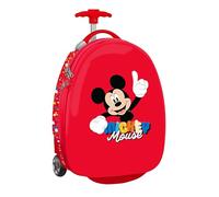 safta Mickey Mouse Good Day - Kabinentrolley, 40,6 cm, Koffer mit Rädern, Sicherheitsschloss, Leichter Koffer, 28 x 23 x 43 cm, blau, M, Casual