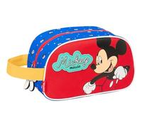 Safta MICKEY MOUSE GOOD DAY - Kulturtasche für Kinder, mittelgroß mit Griff, Kinder-Kulturbeutel, anpassbar an den Wagen, einfache Reinigung, bequem und vielseitig, Qualität und Widerstandsfähigkeit,