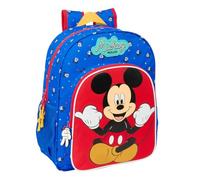 Safta Mickey Mouse Good Day Schulrucksack für Kinder, Kinderrucksack, anpassbar an Kinderwagen, ideal für Kinder im Schulalter, bequem und vielseitig, Qualität und Widerstandsfähigkeit, 32 x 12 x 38