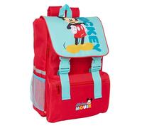 Safta Mickey Mouse Expandable 17.5l 18.5x41x15 Cm Backpack Rot