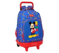 Safta Mickey Mouse Today 33l 33x45x22cm Wheeled Backpack Blau Kinder