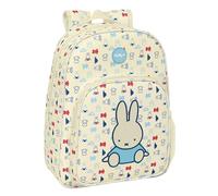 safta Miffy Buddy Kinderrucksack, anpassbar an den Wagen, einfache Reinigung, ideal für Kinder verschiedener Altersgruppen, bequem und vielseitig, Qualität und Widerstandsfähigkeit, 26 x 11 x 34 cm