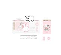 safta Miffy Flores Federmäppchen für Kinder, ideal für Kinder im Schulalter, bequem und vielseitig, Qualität und Widerstandsfähigkeit, 22,5 x 10,5 cm, Pink, M, Casual