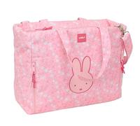 Safta MIFFY FLORES Laptoptasche 35,6 cm (14,1 Zoll), mit Tasche, Rucksack, ideal für Kinder verschiedener Altersgruppen, bequem und vielseitig, Qualität und Widerstandsfähigkeit, 54 x 17 x 31 cm, Pink