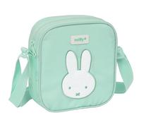 Safta Miffy Menta Kleine Umhängetasche für Kinder, ideal für Kinder von 5 bis 14 Jahren, bequem und vielseitig, Qualität und Widerstandsfähigkeit, 16 x 4 x 18 cm, Minzgrün, Minzgrün, Estándar, Casual