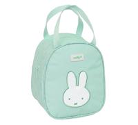 Safta Miffy Thermo-Kulturbeutel für Vorschulkinder, anpassbar an den Wagen, ideal für Kinder von 5 bis 14 Jahren, bequem und vielseitig, Qualität und Widerstandsfähigkeit, 19 x 14 x 22 cm, Minzgrün,